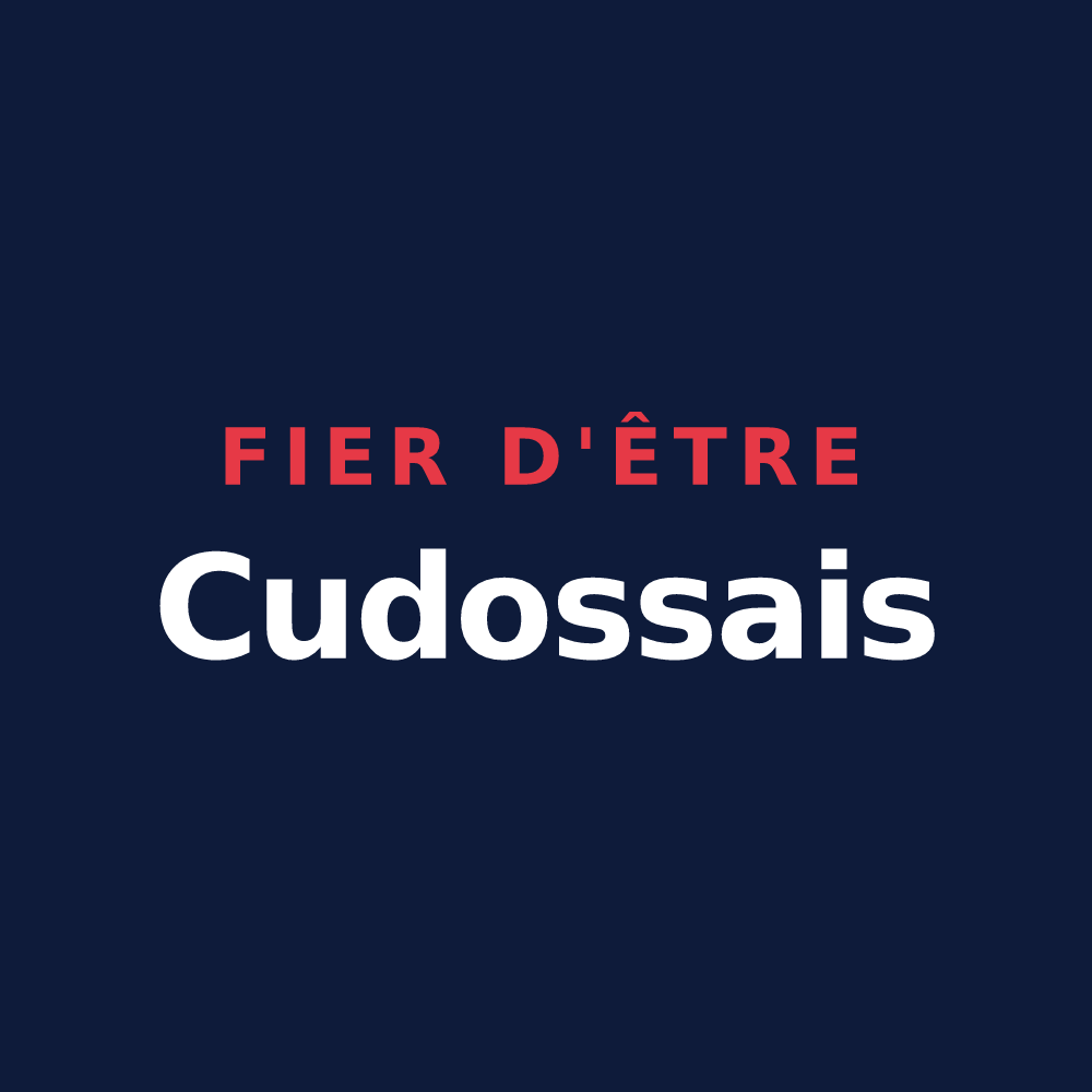 T-shirt « Fier d'être Cudossais » — design pour Cudos