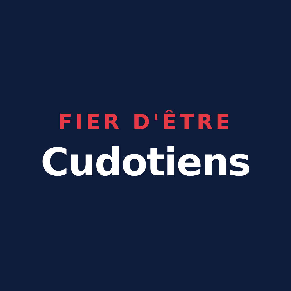 T-shirt « Fier d'être Cudotiens » — design pour Cudot