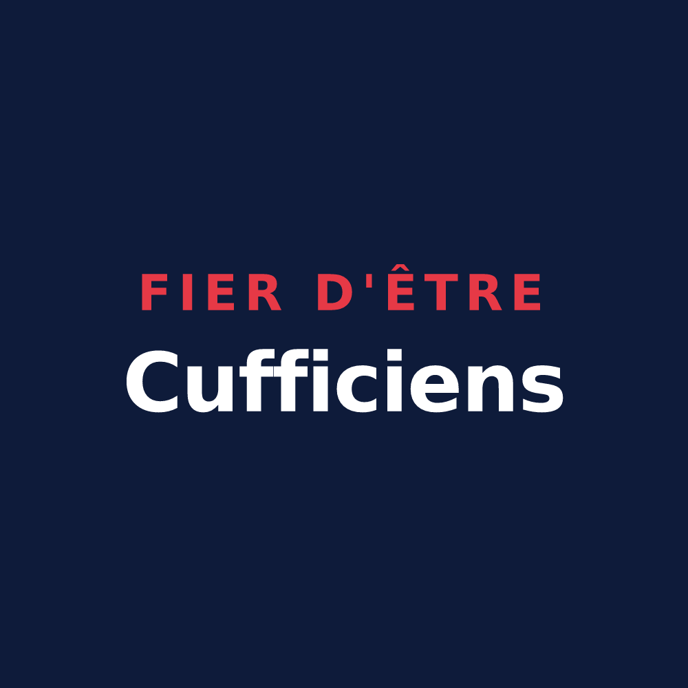 T-shirt « Fier d'être Cufficiens » — design pour Cuffies