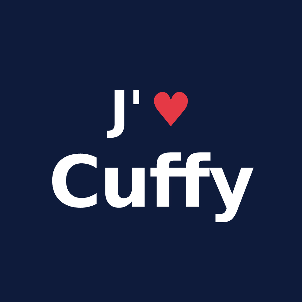T-shirt personnalisé Cuffy — design J'aime Cuffy