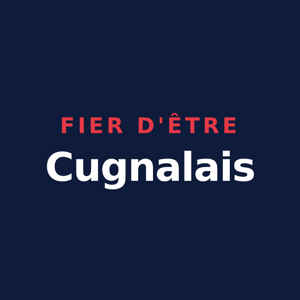 T-shirt « Fier d'être Cugnalais » — design pour Cugnaux