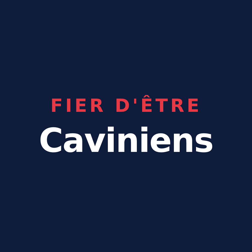 T-shirt « Fier d'être Caviniens » — design pour Cugny
