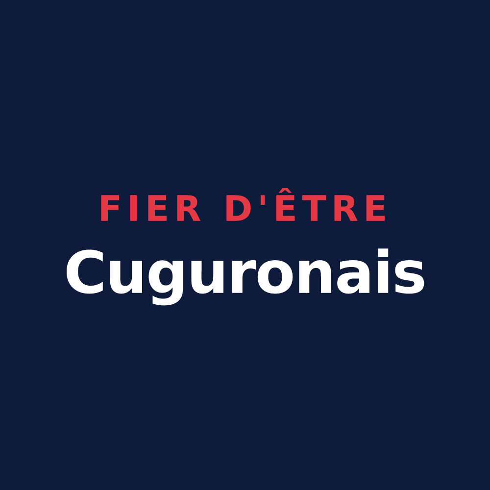 T-shirt « Fier d'être Cuguronais » — design pour Cuguron
