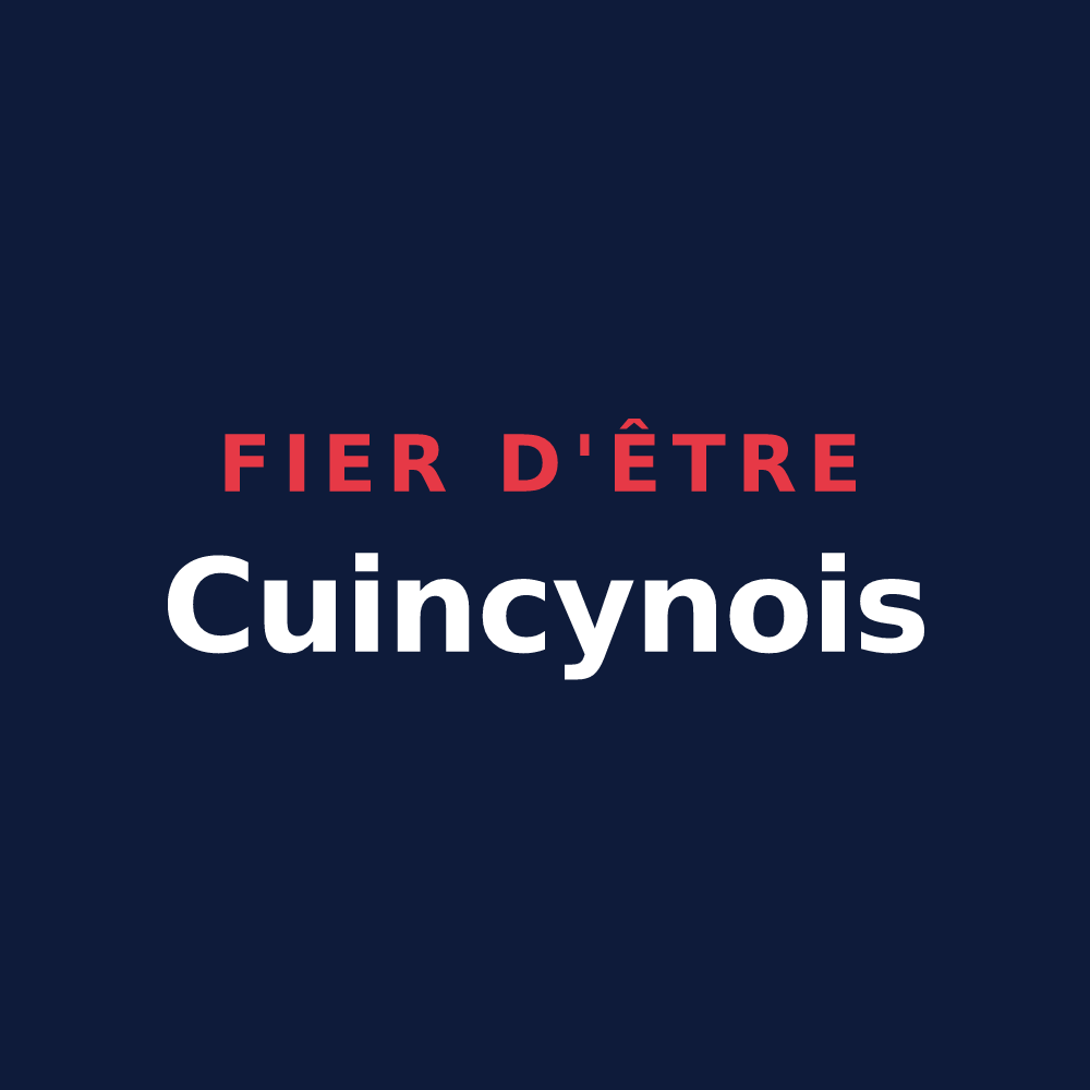 T-shirt « Fier d'être Cuincynois » — design pour Cuinchy
