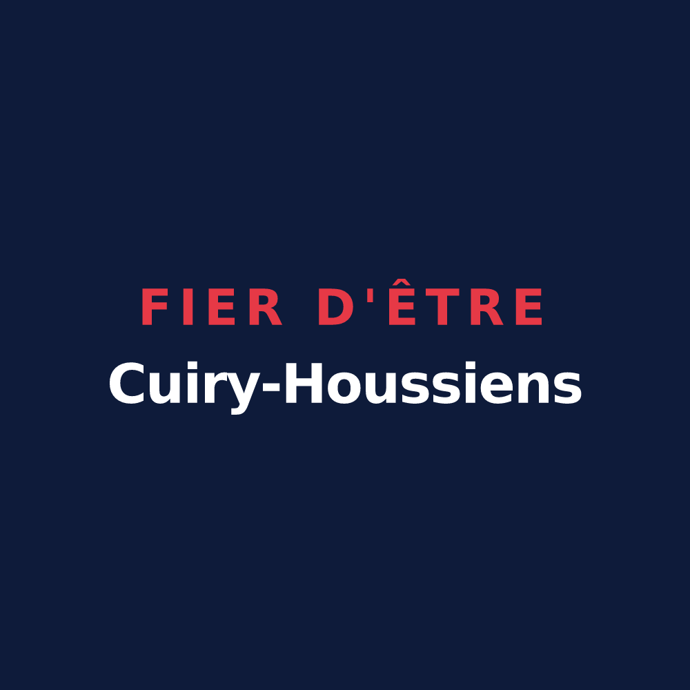 T-shirt « Fier d'être Cuiry-Houssiens » — design pour Cuiry-Housse