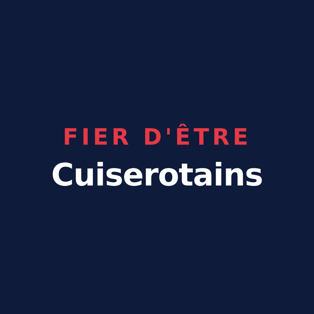 T-shirt « Fier d'être Cuiserotains » — design pour Cuisery