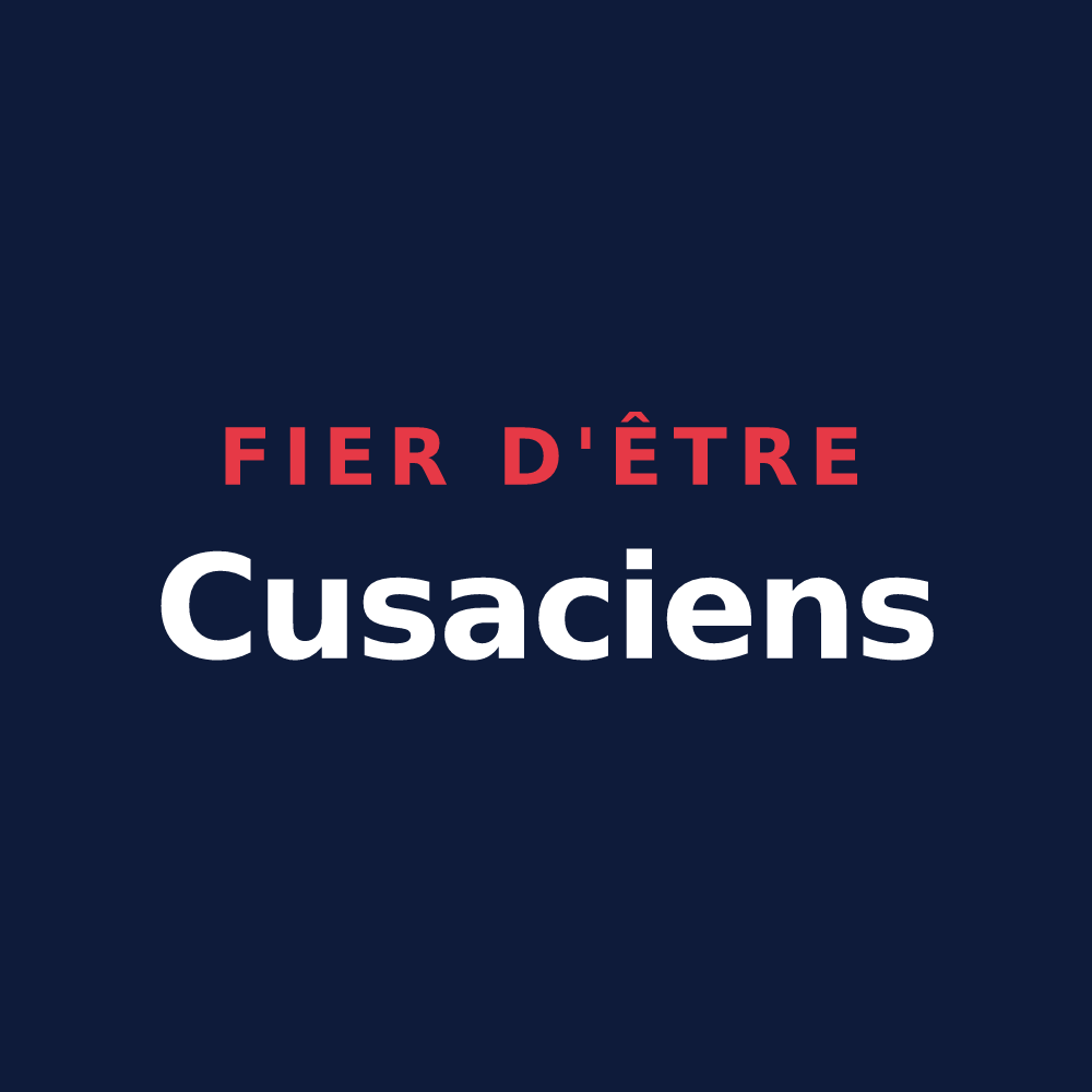 T-shirt « Fier d'être Cusaciens » — design pour Cuisy