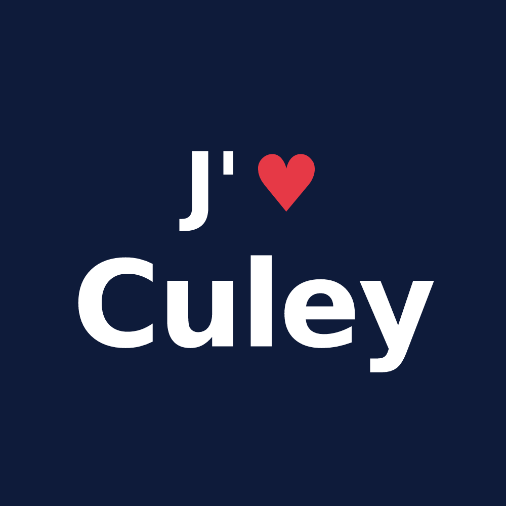 T-shirt personnalisé Culey — design J'aime Culey