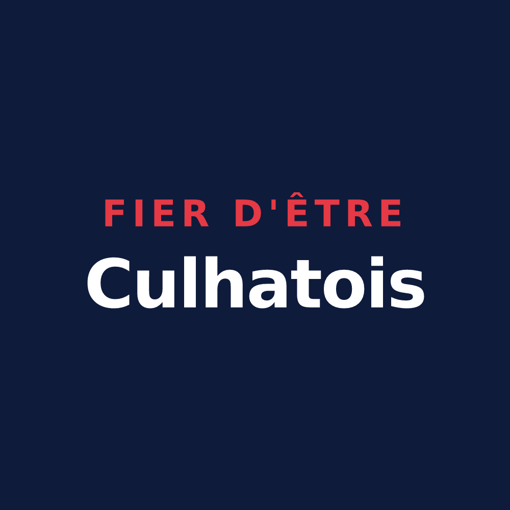 T-shirt « Fier d'être Culhatois » — design pour Culhat