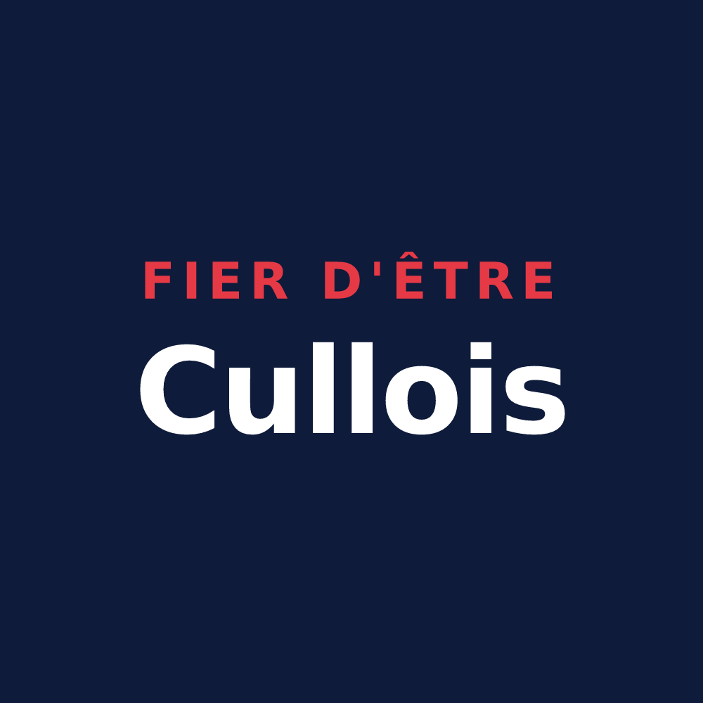 T-shirt « Fier d'être Cullois » — design pour Culles-les-Roches