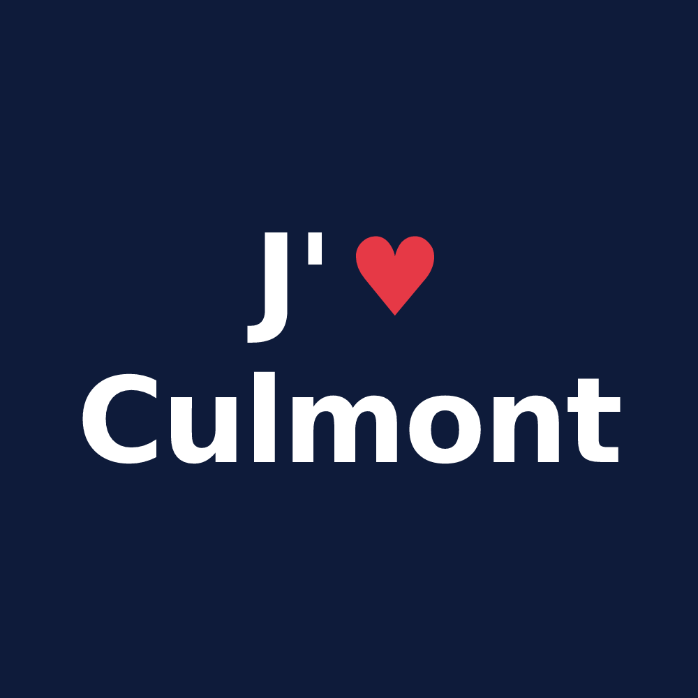 T-shirt personnalisé Culmont — design J'aime Culmont
