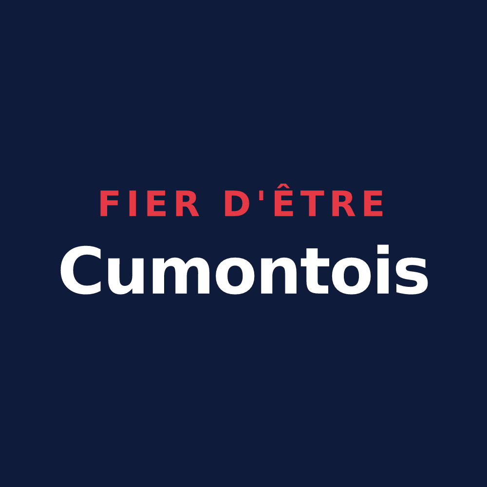 T-shirt « Fier d'être Cumontois » — design pour Cumont