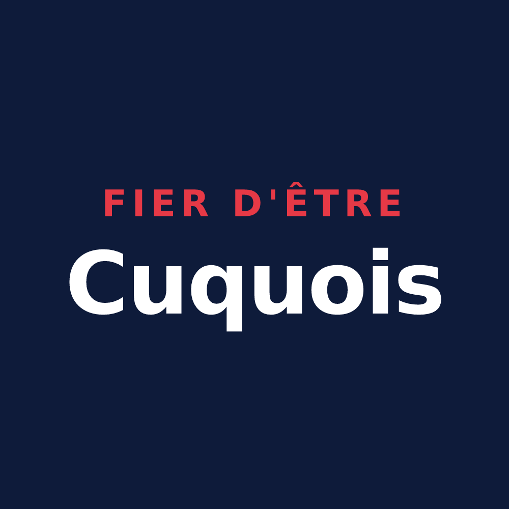 T-shirt « Fier d'être Cuquois » — design pour Cuq