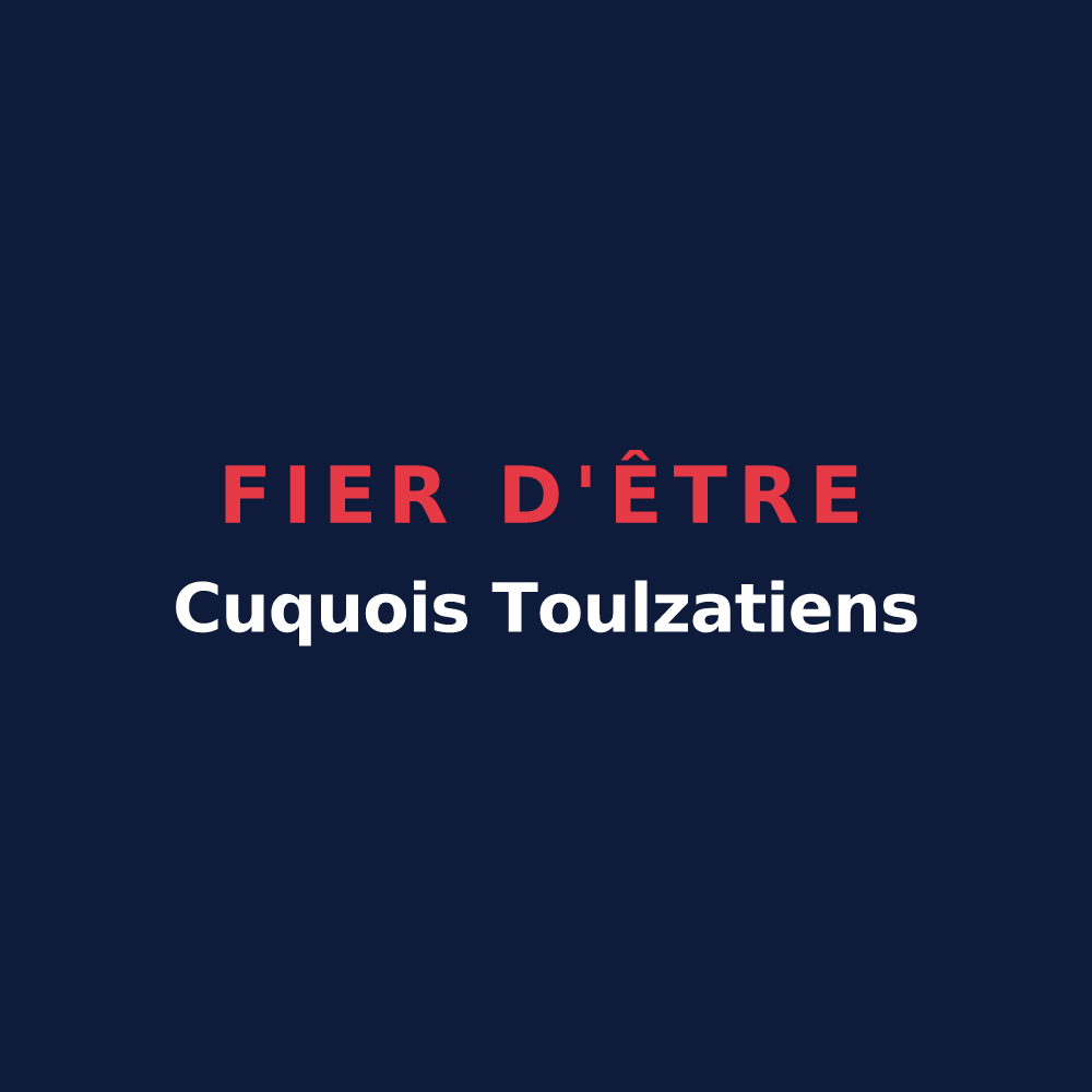 T-shirt « Fier d'être Cuquois Toulzatiens » — design pour Cuq-Toulza
