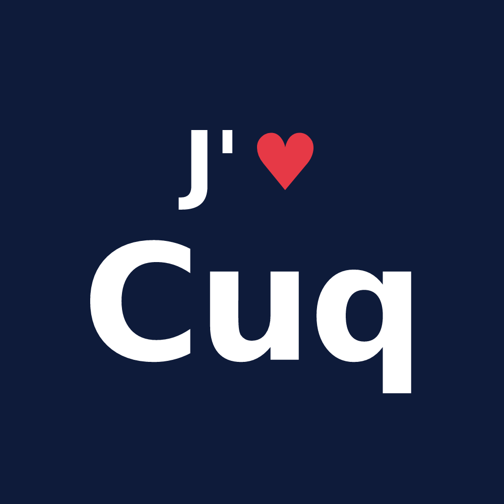 T-shirt personnalisé Cuq — design J'aime Cuq