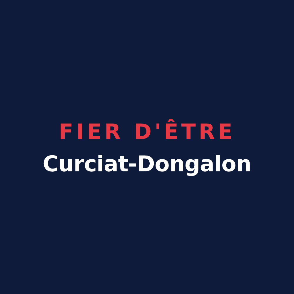 T-shirt « Fier d'être Curciat-Dongalon » — design pour Curciat-Dongalon