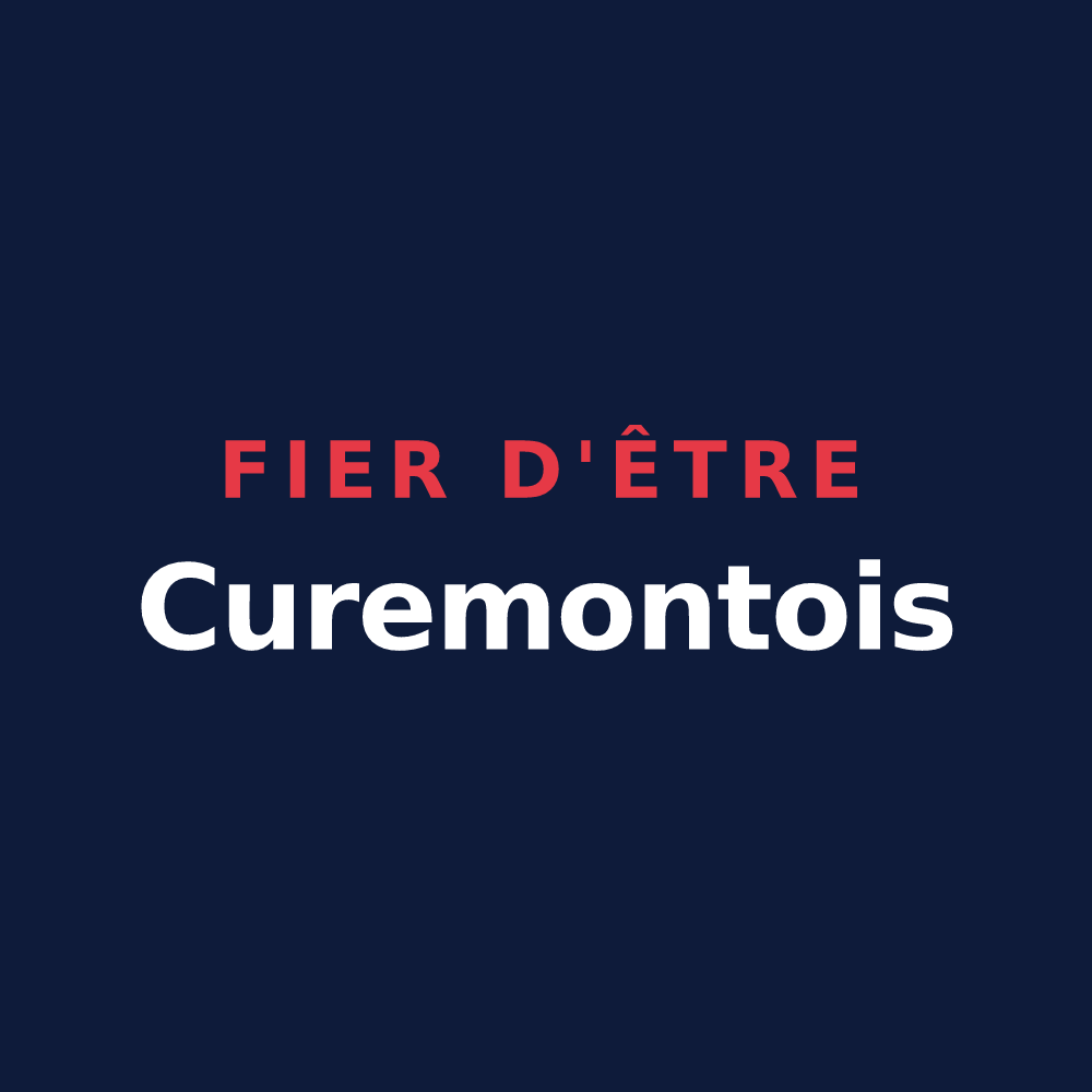 T-shirt « Fier d'être Curemontois » — design pour Curemonte