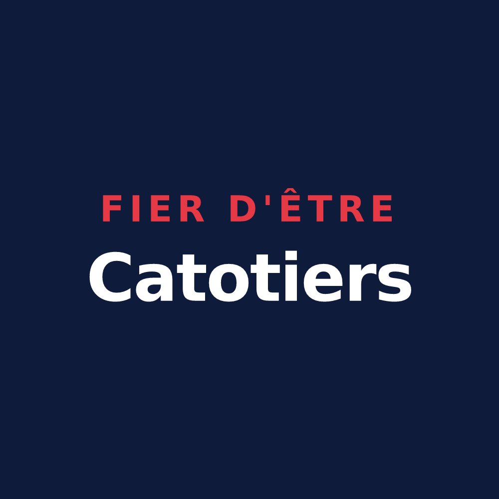 T-shirt « Fier d'être Catotiers » — design pour Cusey