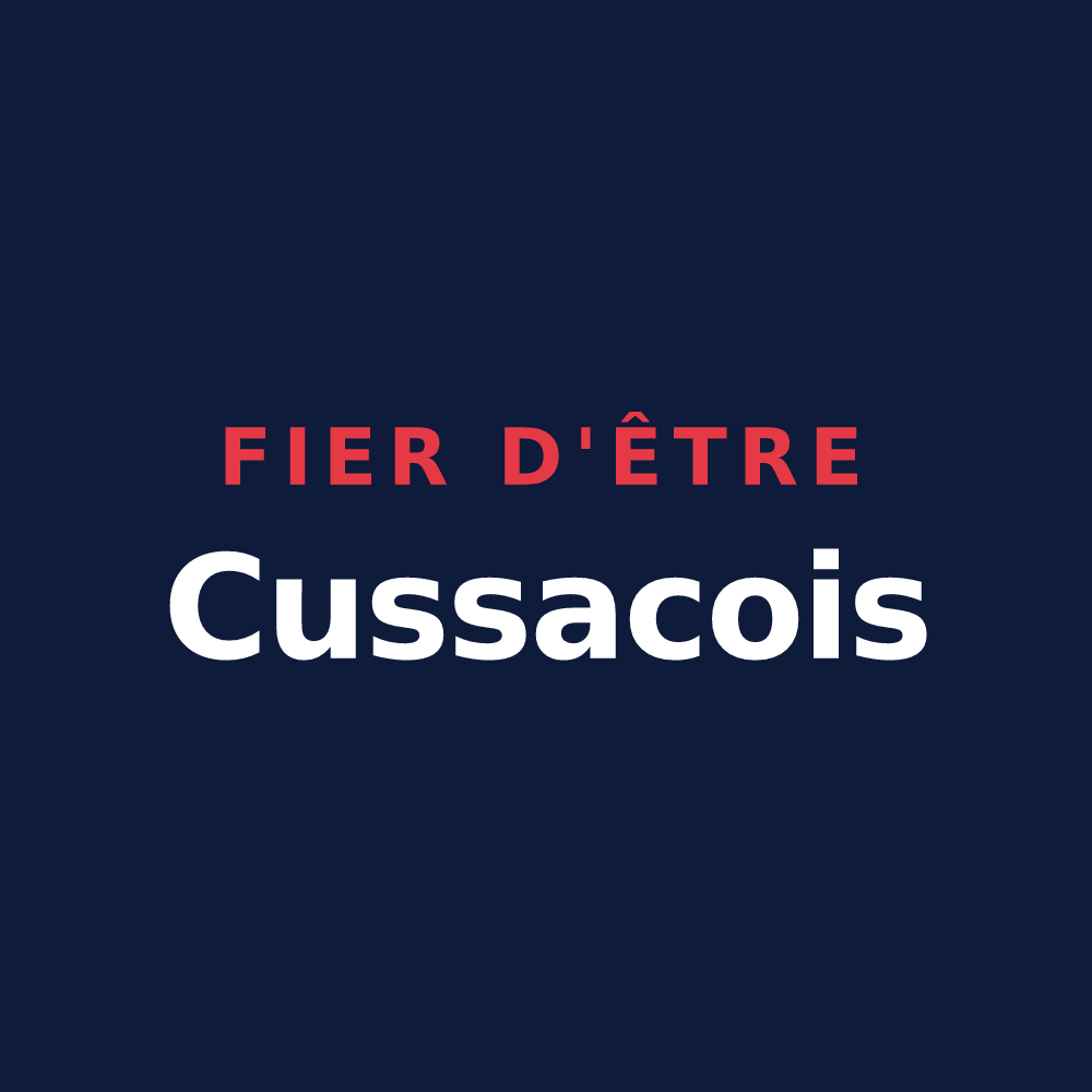 T-shirt « Fier d'être Cussacois » — design pour Cussac