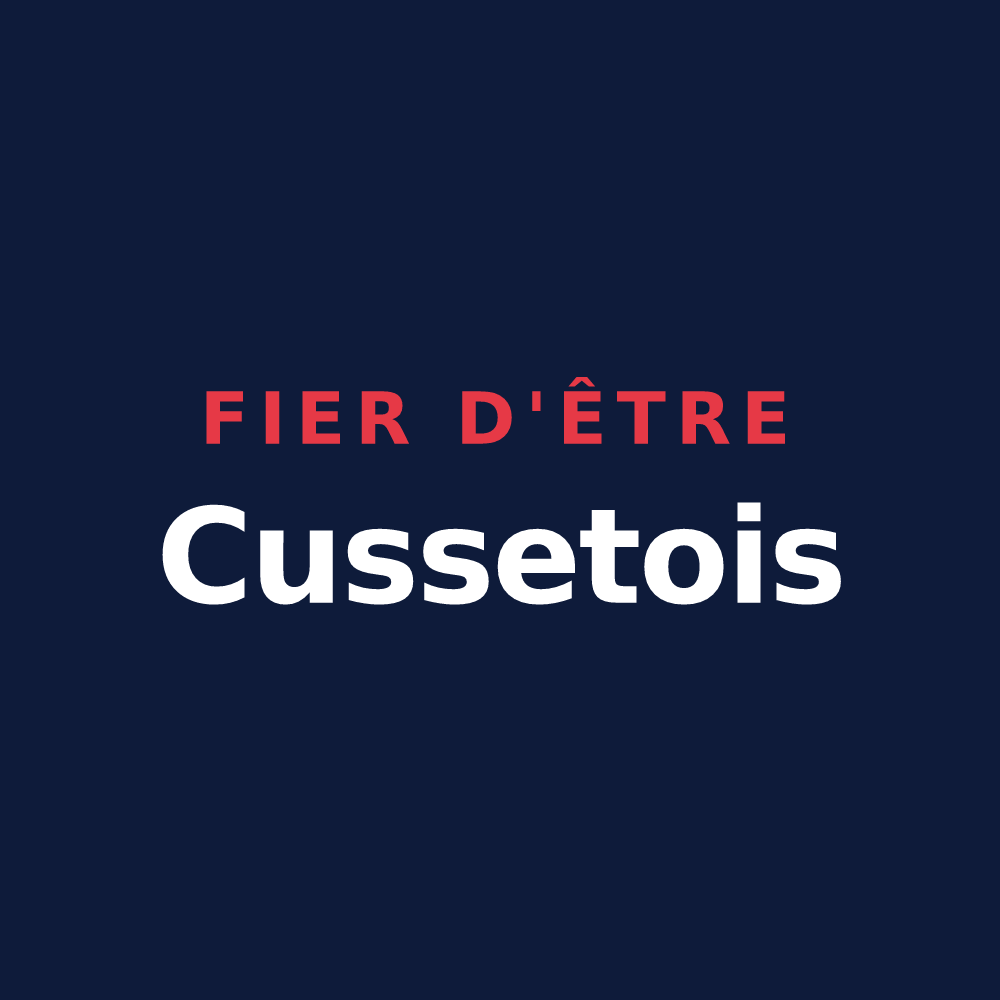 T-shirt « Fier d'être Cussetois » — design pour Cusset