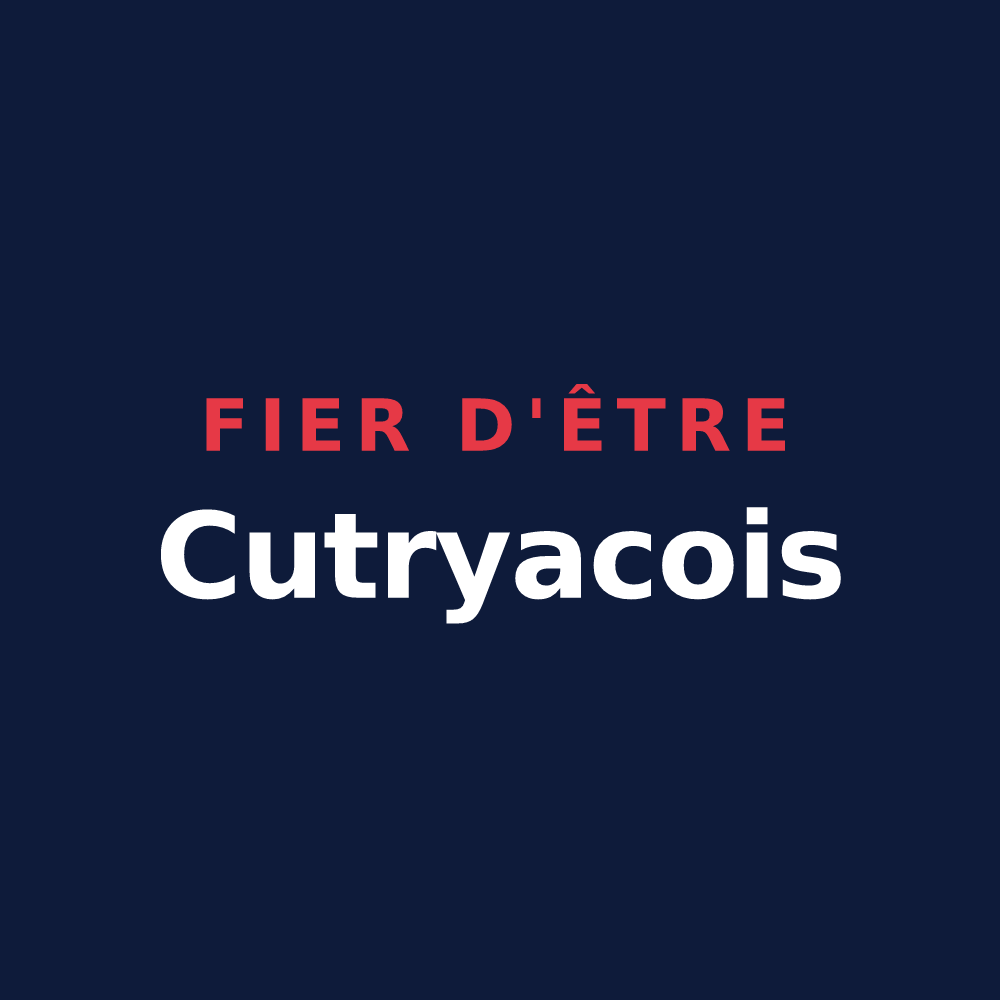T-shirt « Fier d'être Cutryacois » — design pour Cutry