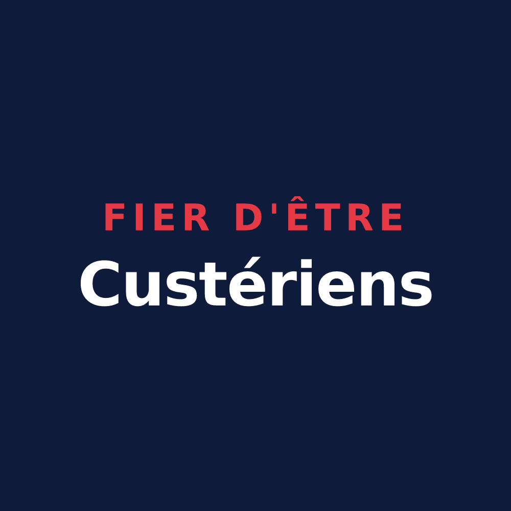 T-shirt « Fier d'être Custériens » — design pour Cutry