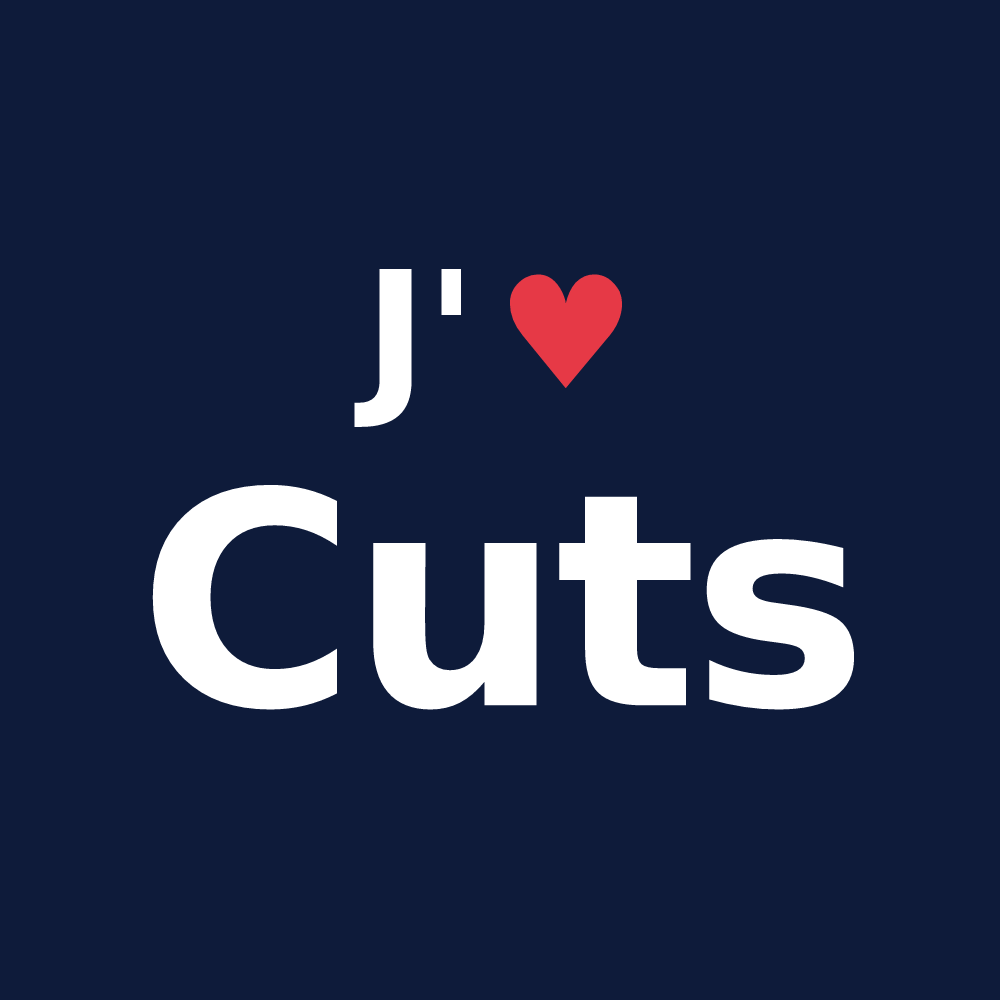 T-shirt personnalisé Cuts — design J'aime Cuts