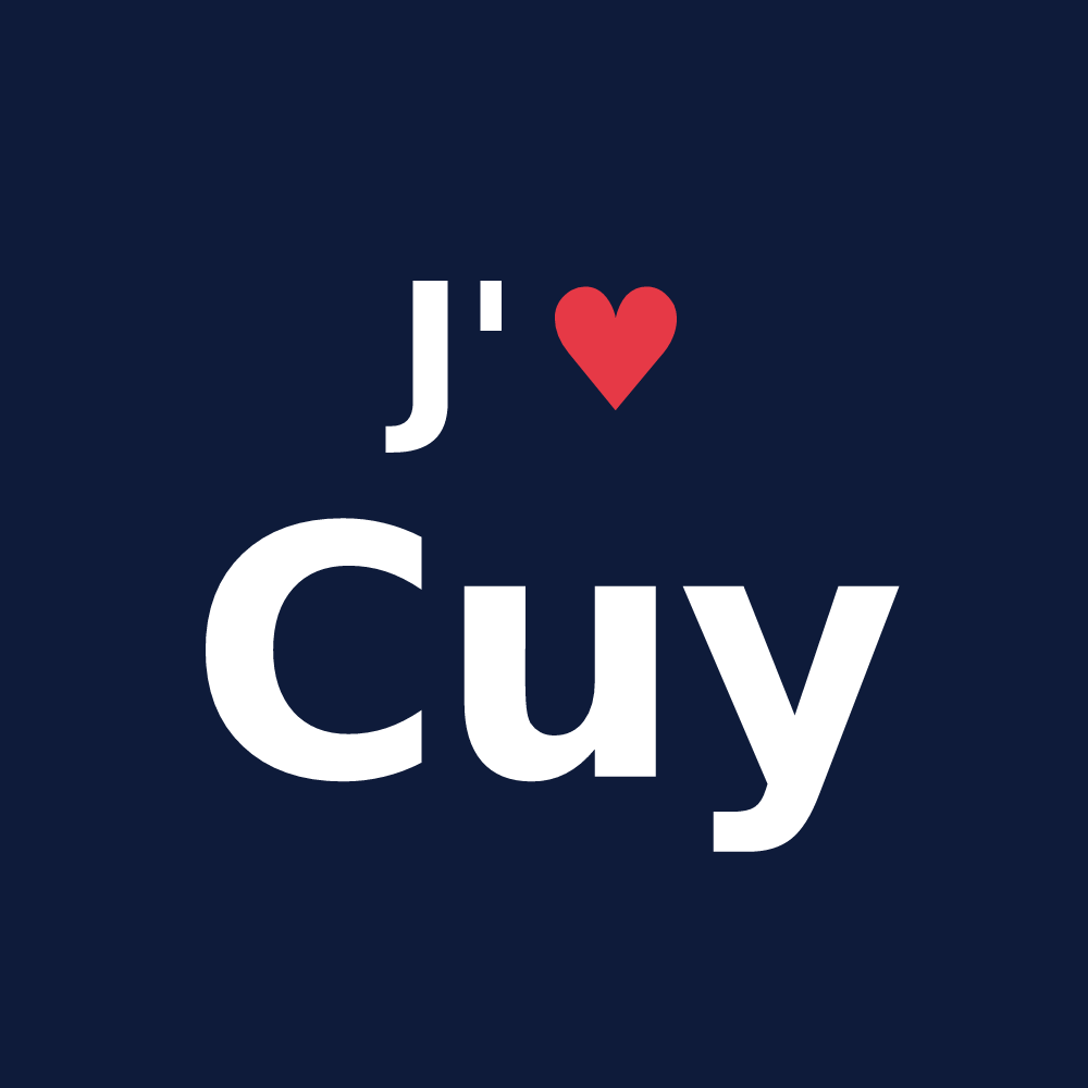T-shirt personnalisé Cuy — design J'aime Cuy