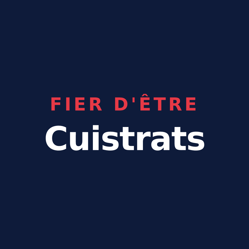 T-shirt « Fier d'être Cuistrats » — design pour Cuy