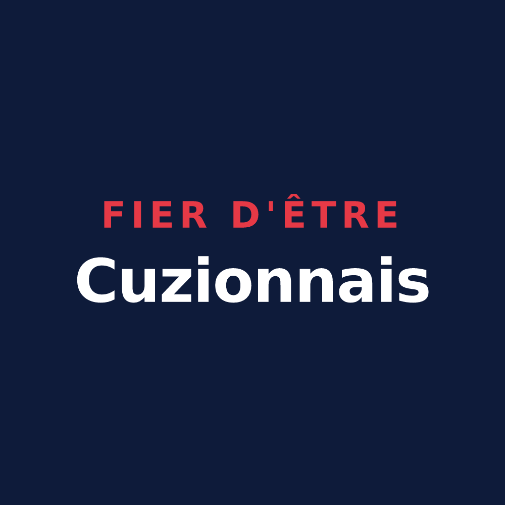 T-shirt « Fier d'être Cuzionnais » — design pour Cuzion
