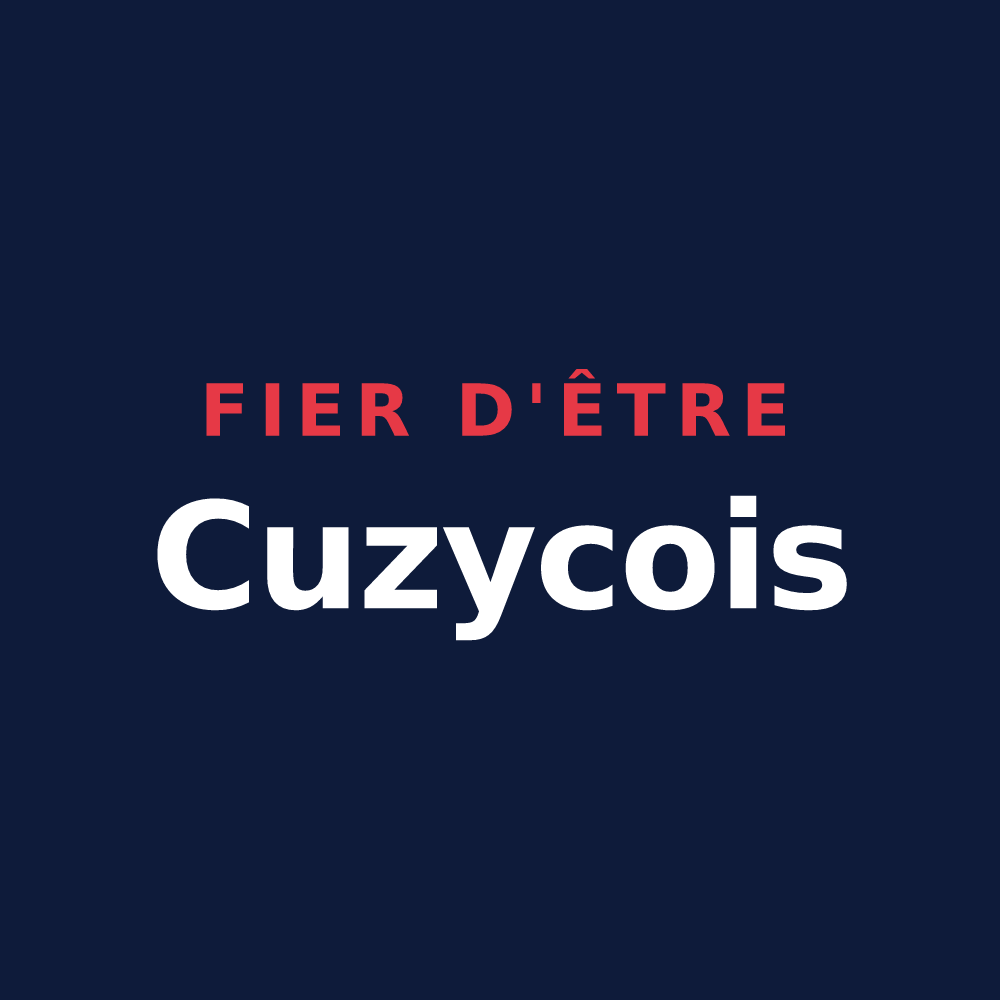 T-shirt « Fier d'être Cuzycois » — design pour Cuzy