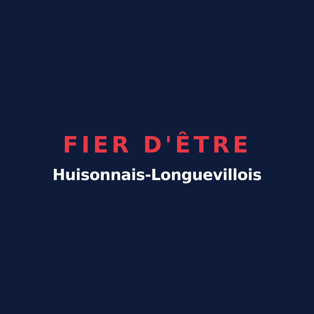 T-shirt « Fier d'être Huisonnais-Longuevillois » — design pour D'Huison-Longueville