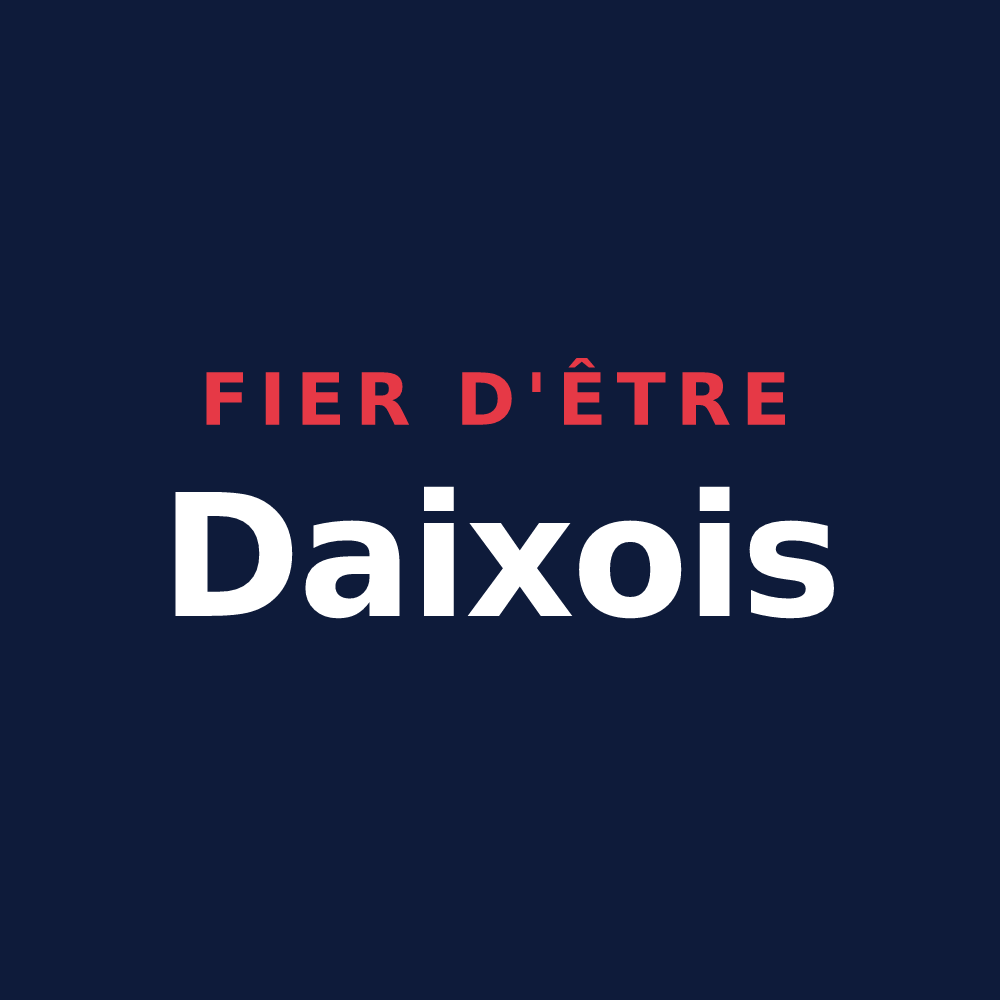 T-shirt « Fier d'être Daixois » — design pour Daix