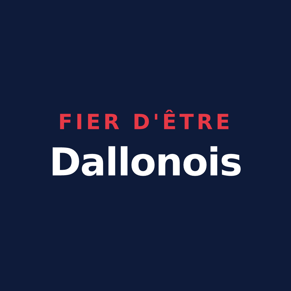 T-shirt « Fier d'être Dallonois » — design pour Dallon