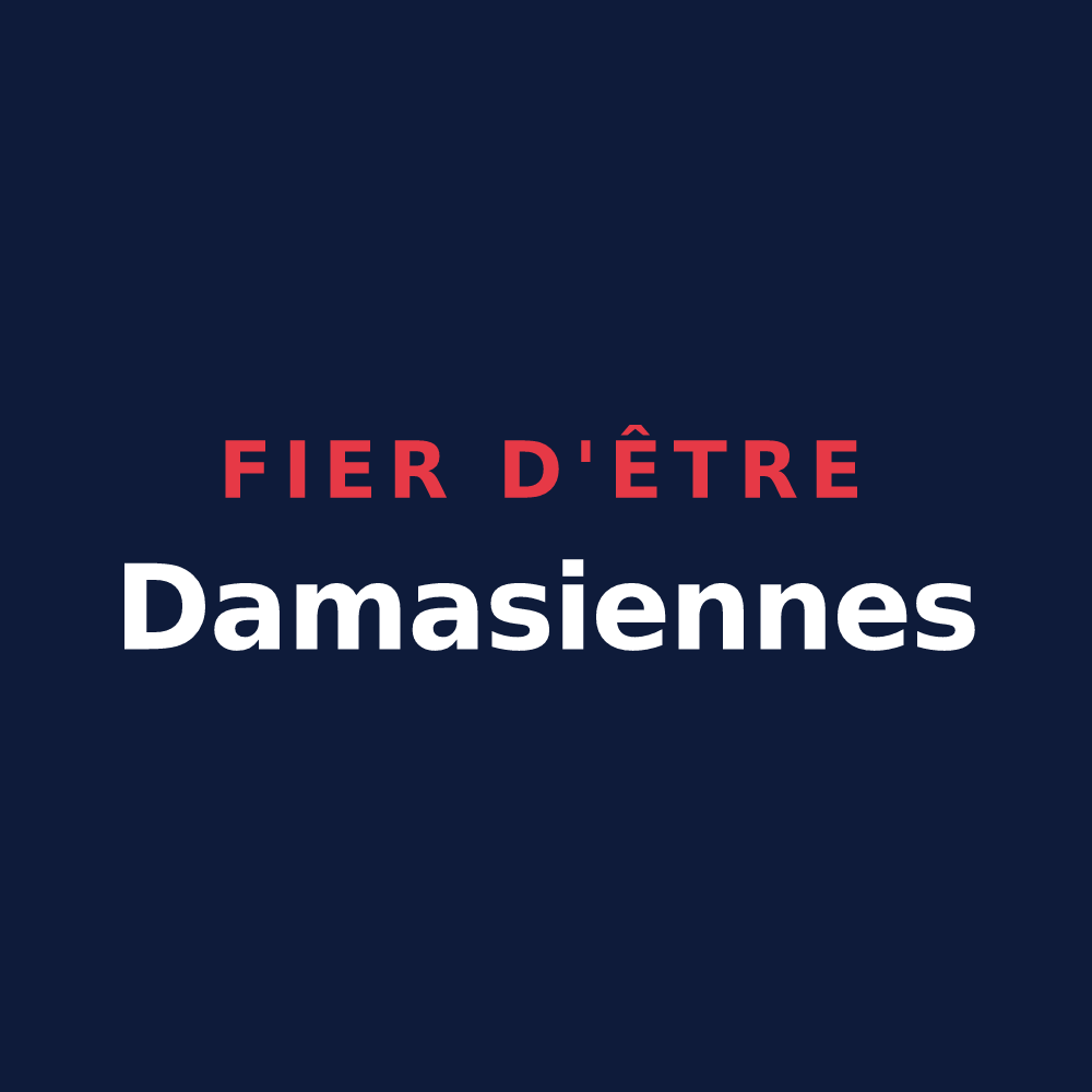 T-shirt « Fier d'être Damasiennes » — design pour Damas-aux-Bois