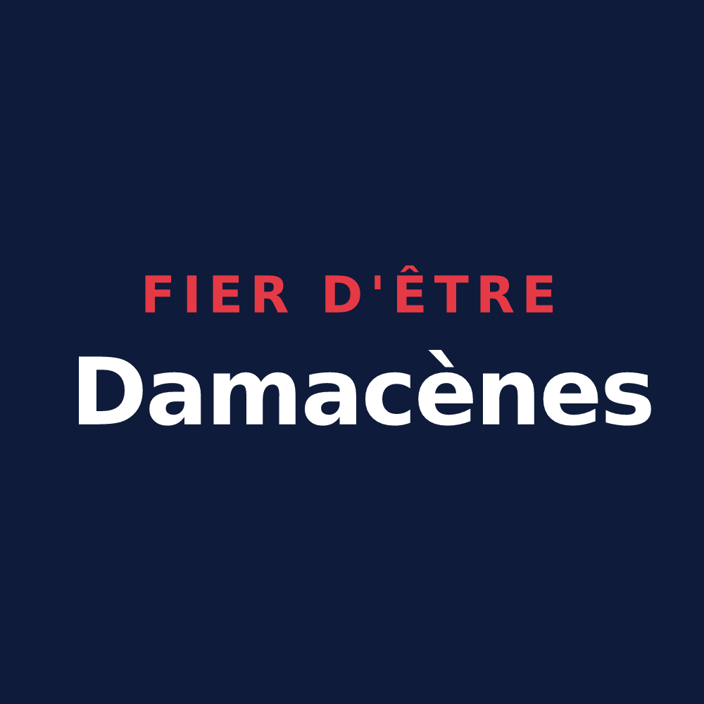 T-shirt « Fier d'être Damacènes » — design pour Damas-et-Bettegney