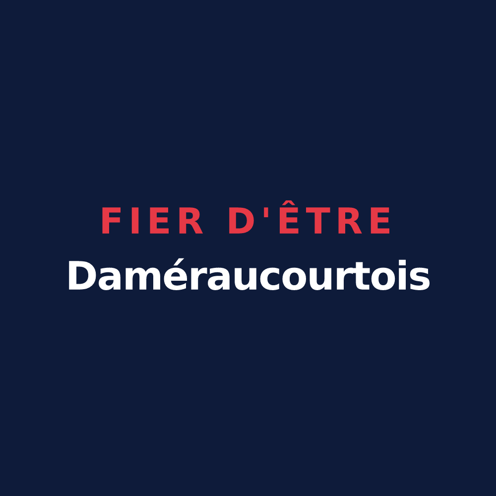 T-shirt « Fier d'être Daméraucourtois » — design pour Daméraucourt