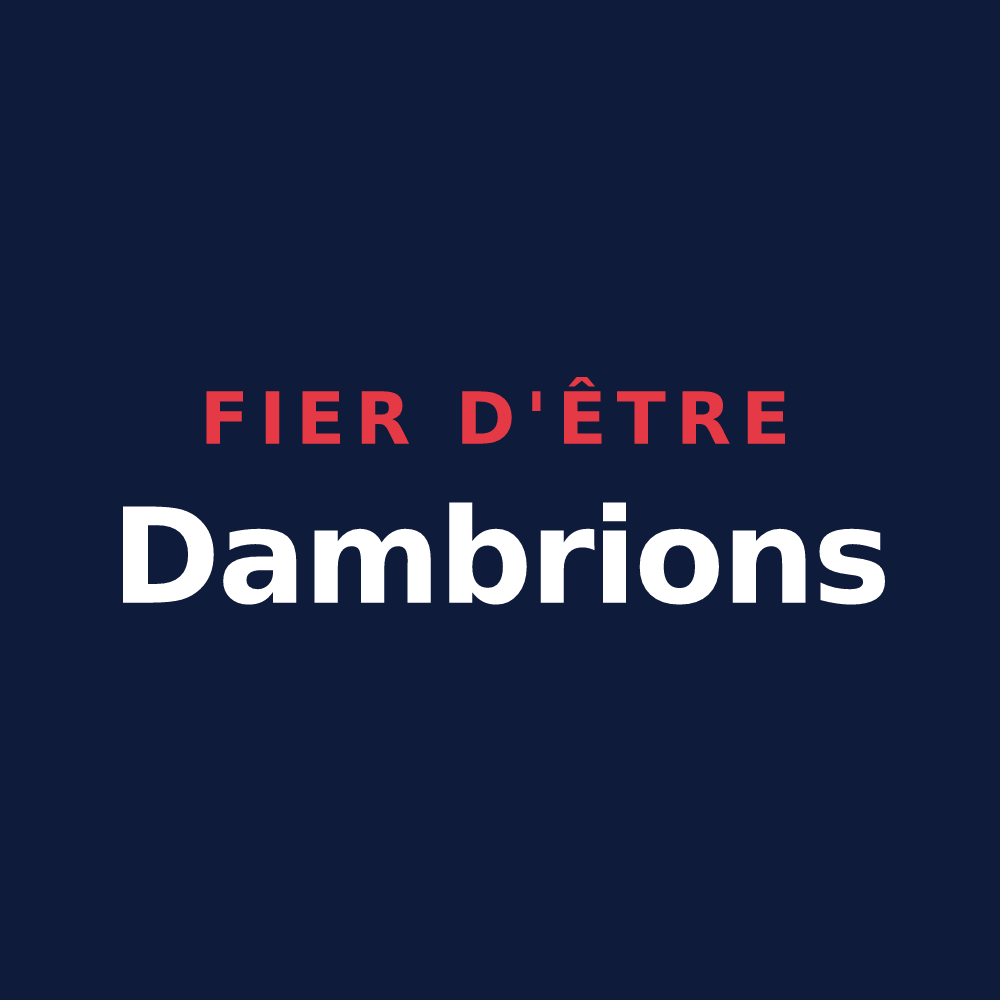 T-shirt « Fier d'être Dambrions » — design pour Damery