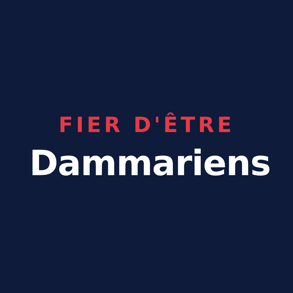 T-shirt « Fier d'être Dammariens » — design pour Dammarie-en-Puisaye