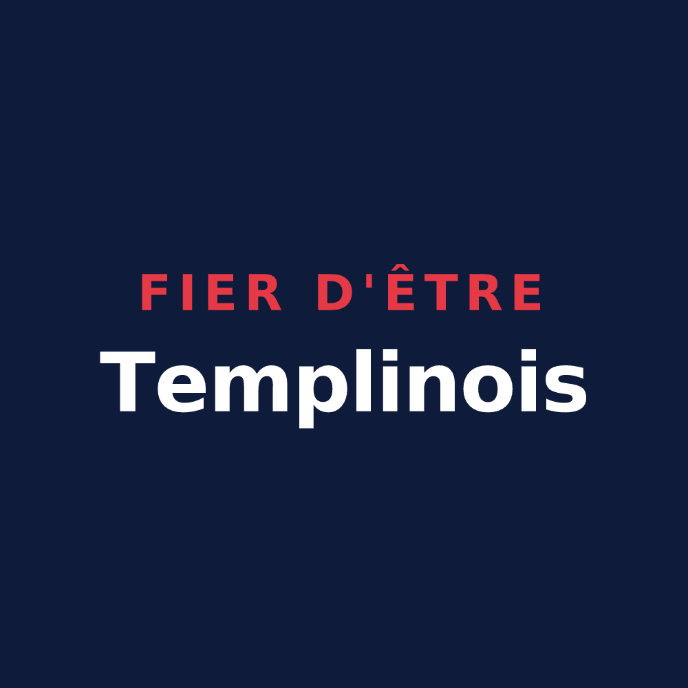 T-shirt « Fier d'être Templinois » — design pour Dammartin-les-Templiers