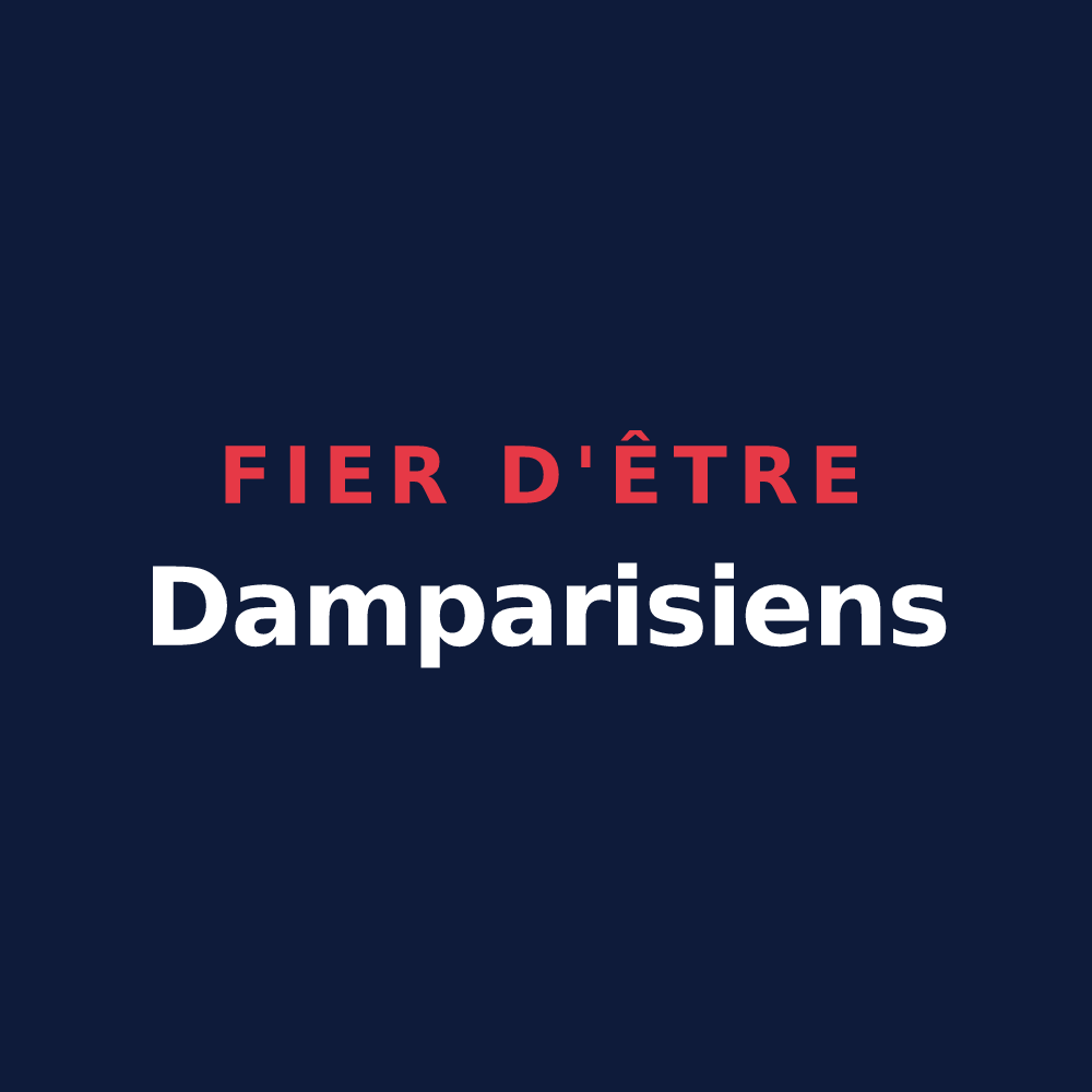 T-shirt « Fier d'être Damparisiens » — design pour Damparis