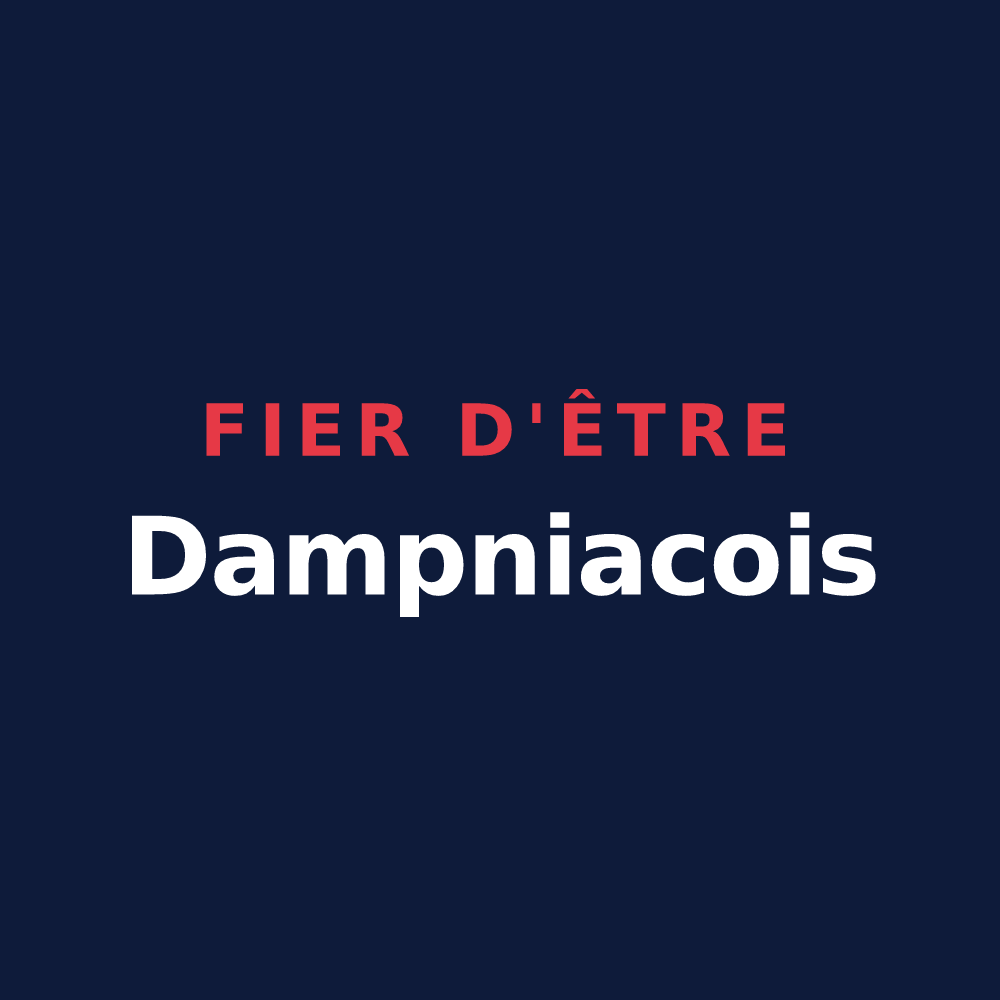 T-shirt « Fier d'être Dampniacois » — design pour Dampniat
