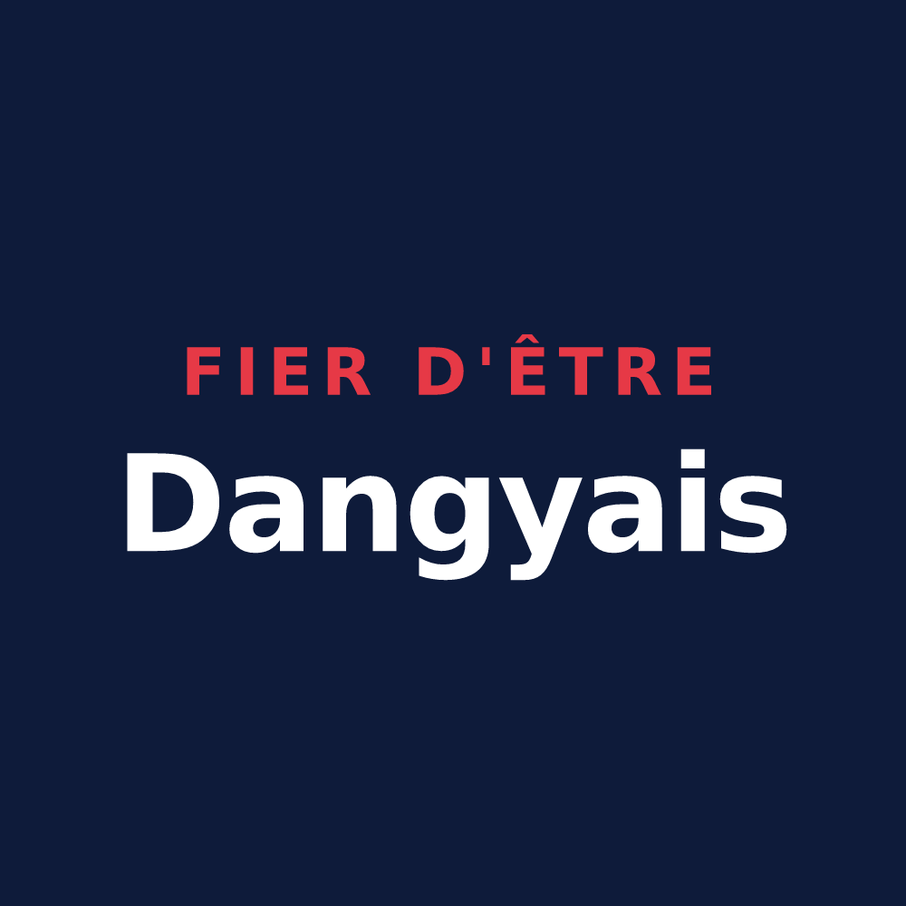 T-shirt « Fier d'être Dangyais » — design pour Dangy