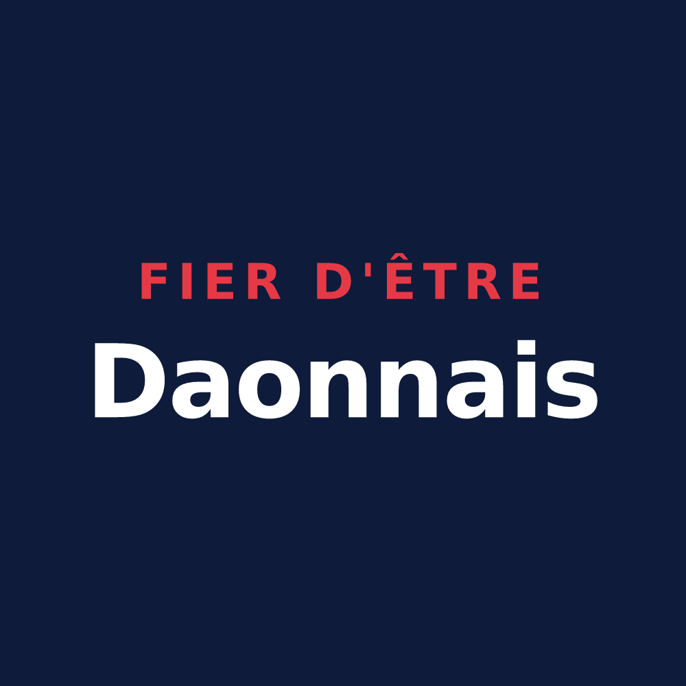 T-shirt « Fier d'être Daonnais » — design pour Daon