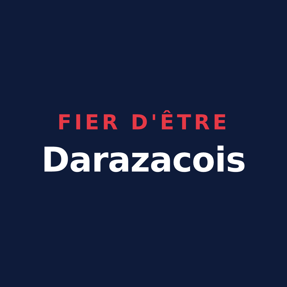 T-shirt « Fier d'être Darazacois » — design pour Darazac