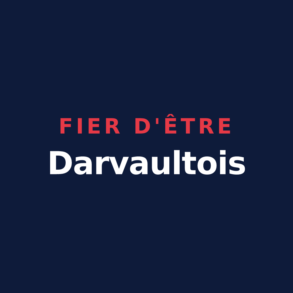 T-shirt « Fier d'être Darvaultois » — design pour Darvault