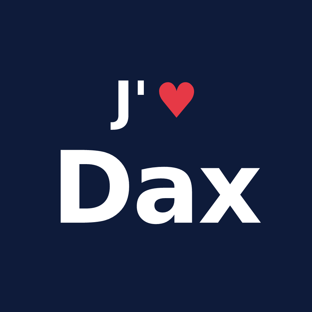 T-shirt personnalisé Dax — design J'aime Dax
