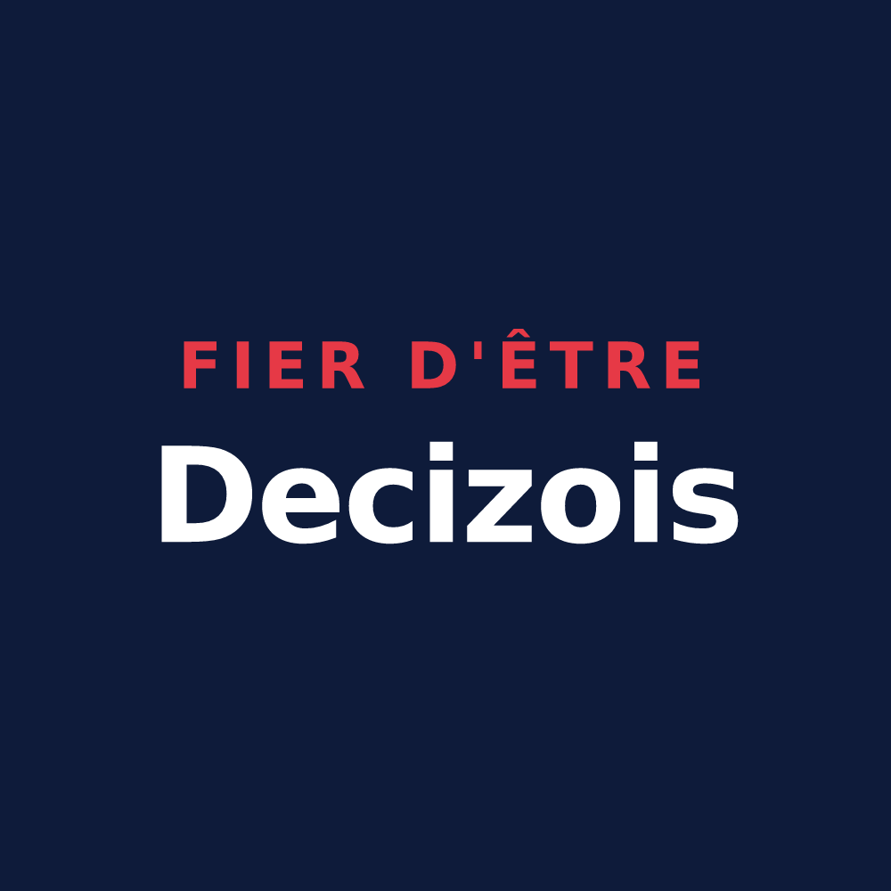 T-shirt « Fier d'être Decizois » — design pour Decize