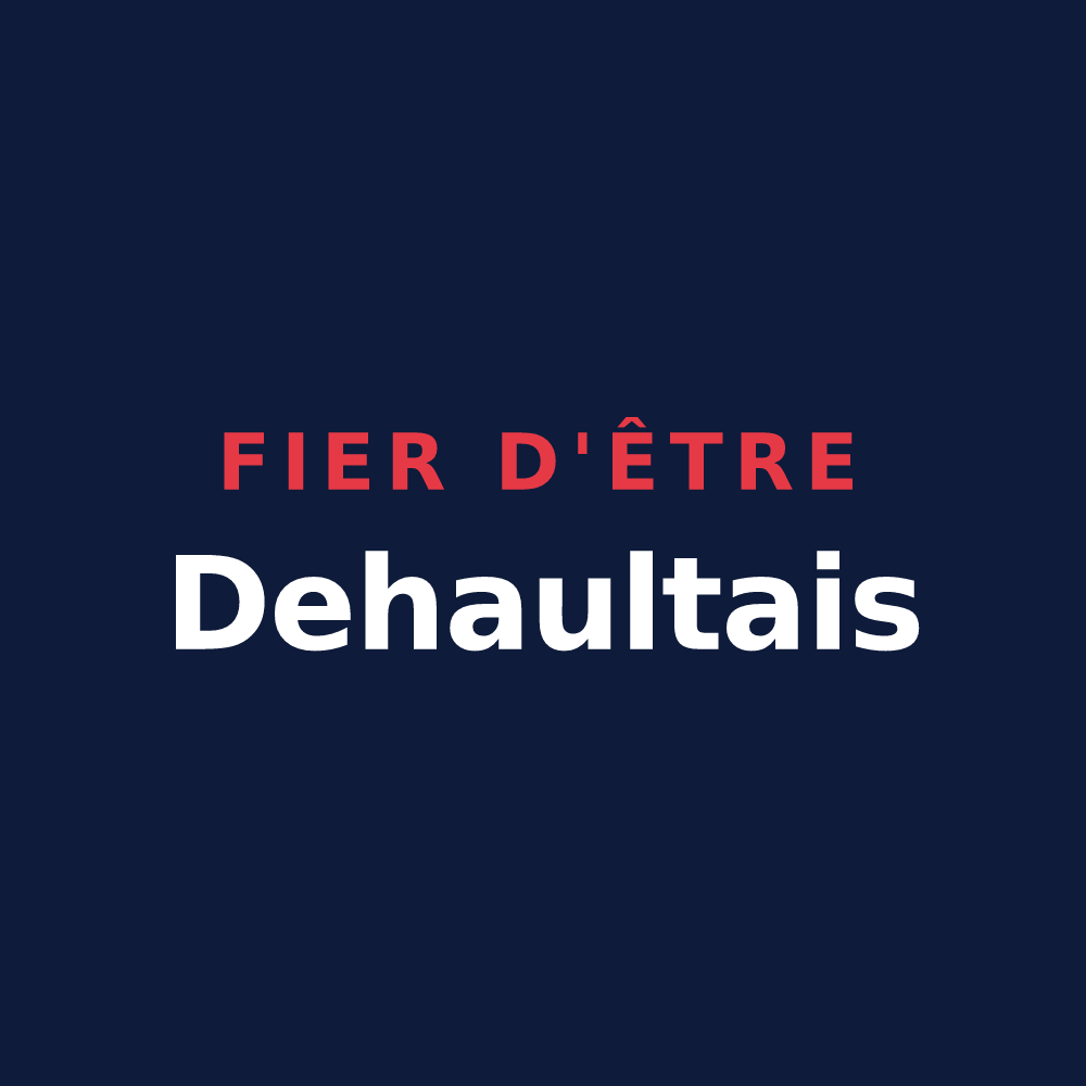 T-shirt « Fier d'être Dehaultais » — design pour Dehault