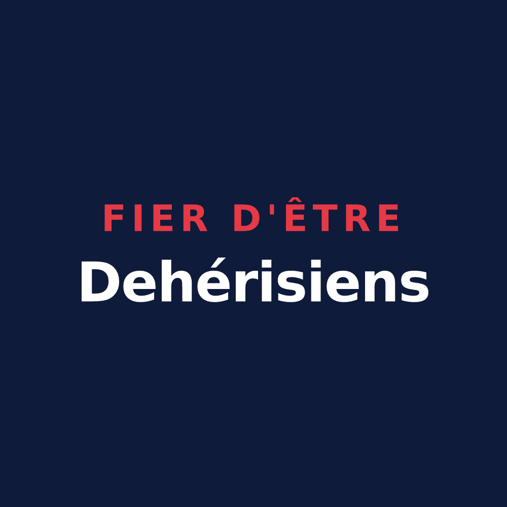 T-shirt « Fier d'être Dehérisiens » — design pour Dehéries